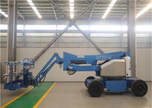 China Electric Articulating Boom Lift , Trailer Mounted Boom Lift 12-30m 230kg Load on sale