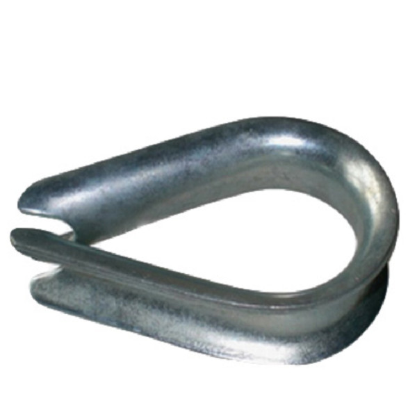 G411 Standard Wire Rope Thimble For Wire Chain Fittings 1/8in