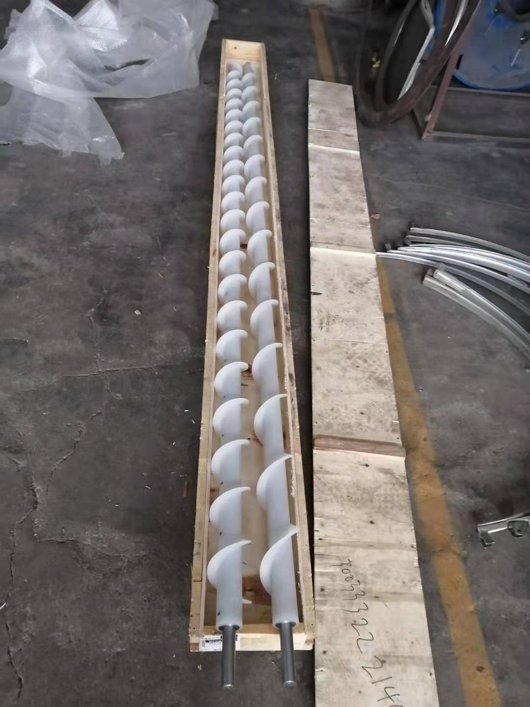 Plastic PP screw conveyors for corn powder