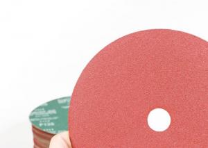 Quality 5 Inch Sanding Discs 100mm Aluminum Oxide Resin Fiber Sanding Discs For Angle Grinder Start for sale