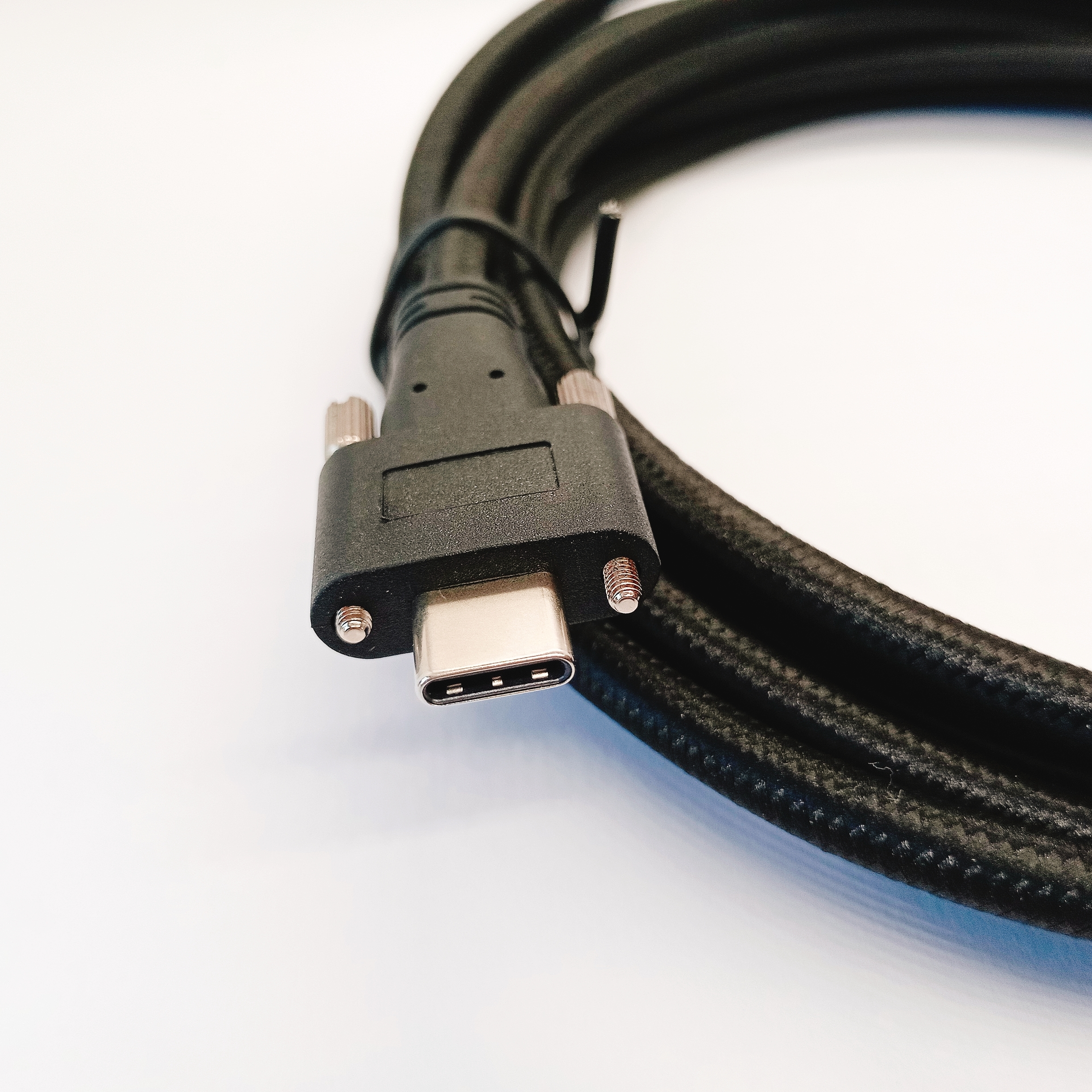 M8 Series 6 Pin Shielded Cable Assembly with Gold Plated Contacts and Threaded Locking Design