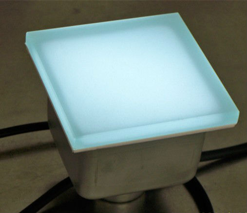 led ground brick light