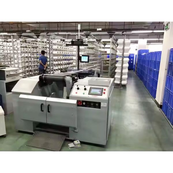 Computerized Textile Warping Machine With Weaving Creel Needle Core Motor Assembly