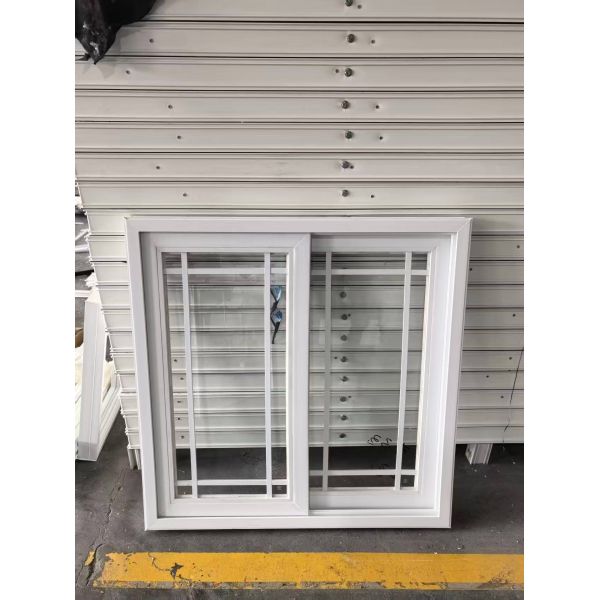 UPVC Sliding Window with Tempered Glass and Fiber Screen
