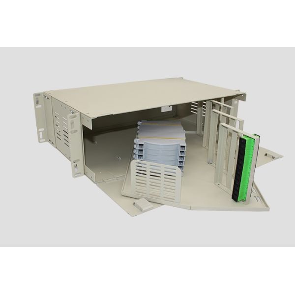 700 2 3U Optical Distribution Frame ODF 144 Core Rack Mount For Telecommunications Network
