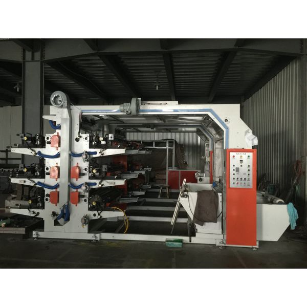 Color Letterpress Printing Machine Plastic Film Flexographic Web Paper Flexible