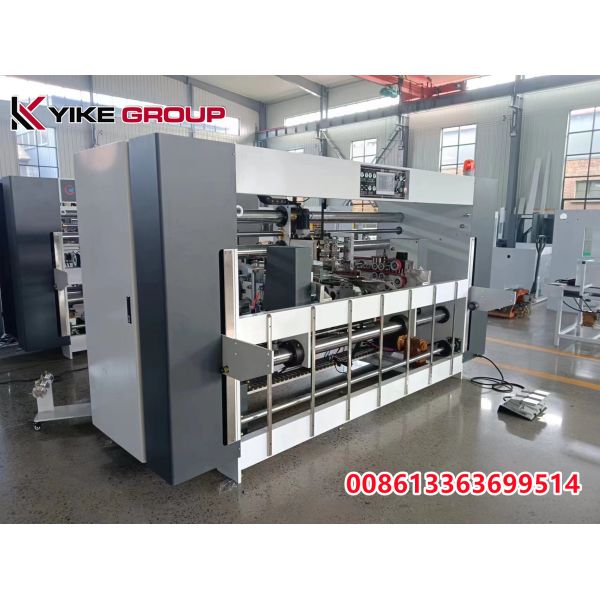 Yk-2000 Semi Automatic Stitching Machine Double Pieces Carton Box Making From Yike Group