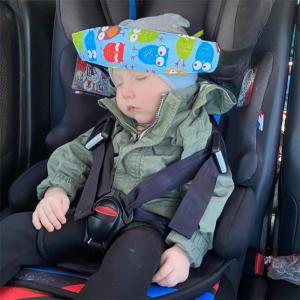 China Fixing Band Baby Head Support Holder Sleeping Belt Baby Safety Car Seat Sleep Head Travel Stroller Soft Pillow on sale