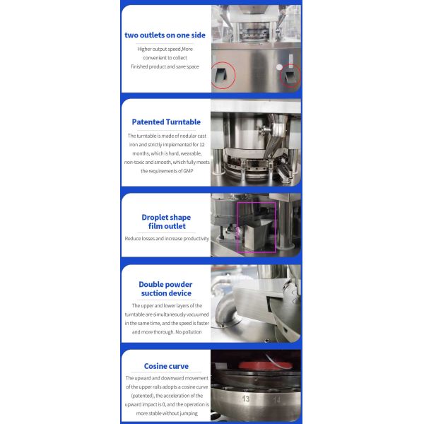 Tablet Making Machine Easy To Operate Automatic For Pharmaceutical