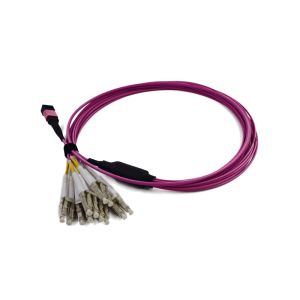 Low Insertion Loss Multi Mode MTP MPO Patch Cord with 3.0mm PVC for 40G/100G