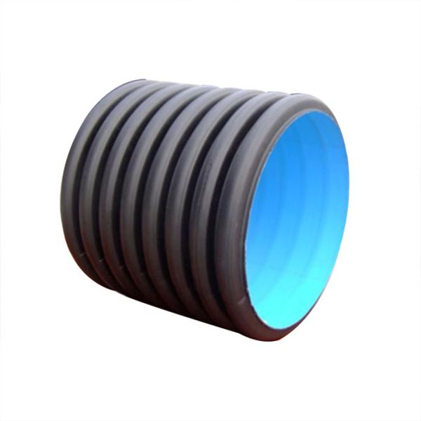 Customized HDPE Double Wall Corrugated Drainage Pipe Plastic Anti Aging