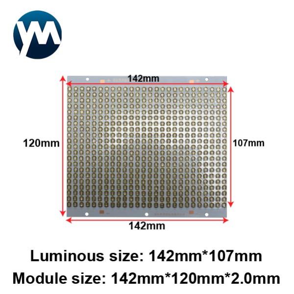 UV Light Module 1600W High Power Concentrated Surface Light Source Curing