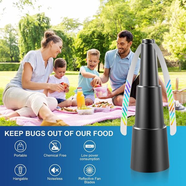 New Design Automatically Fly Killer Uv Insect Repeller Traps Fly Fan for Kitchen Table