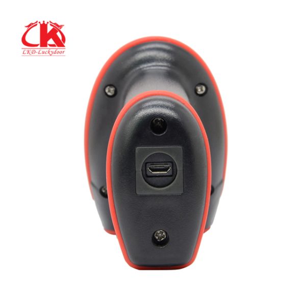 OEM Handheld 1D Scanner Gun Portable Wireless Laser Barcode Reader for Inventory USB Connection in Stock