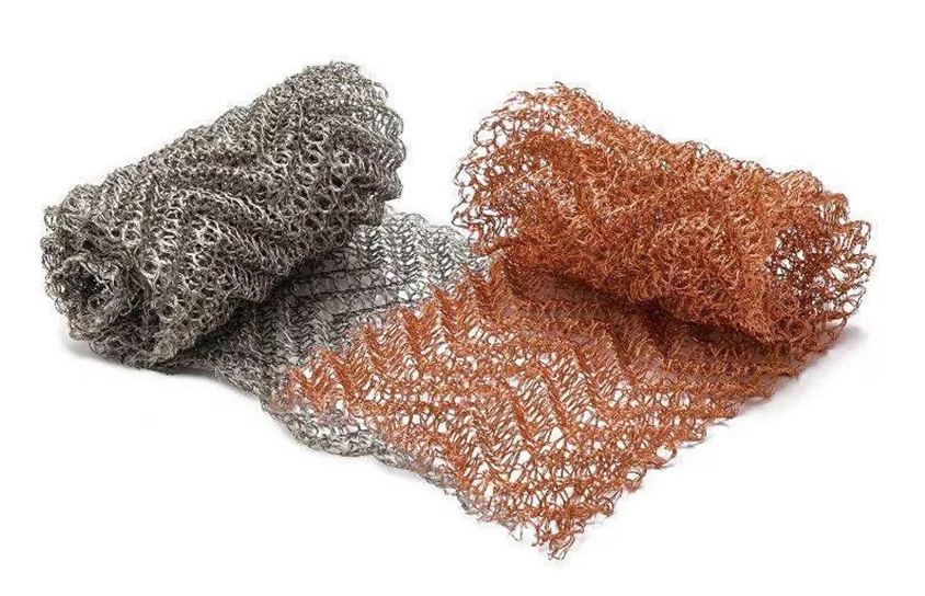 Mist Eliminating Knitted Filter Wire Mesh Gas Liquid Woven