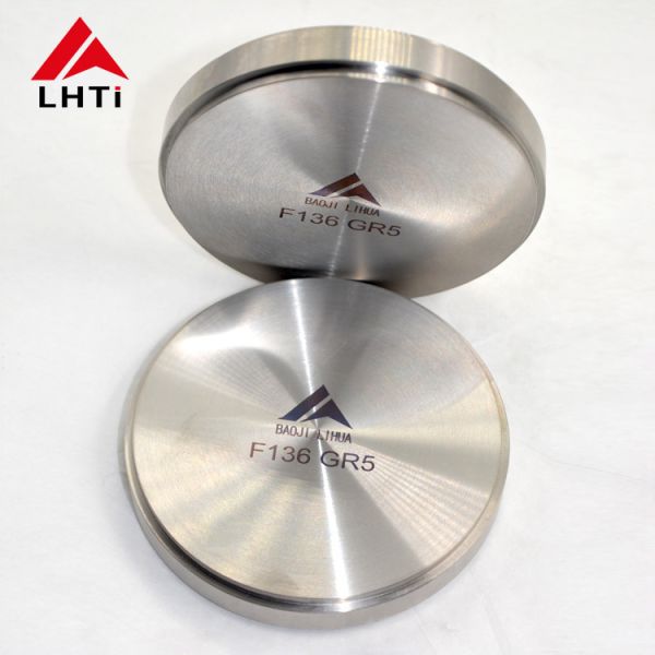 GR1 Pure Titanium Disc Cold Rolled Stamping Bright Surface
