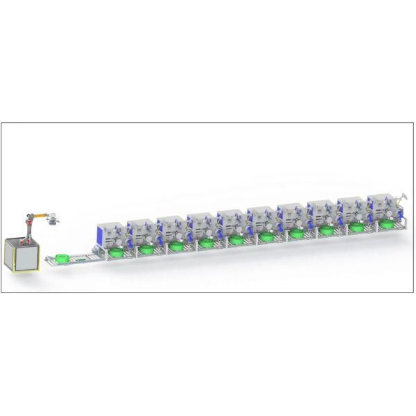 Fully Automatic PET Strap Winder with Max OD 820mm and Integrated Automatic Palletizing System