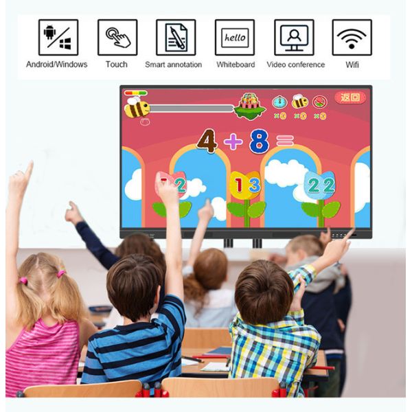 110In Interactive Classroom Whiteboard 4096×4096 Touch Resolution