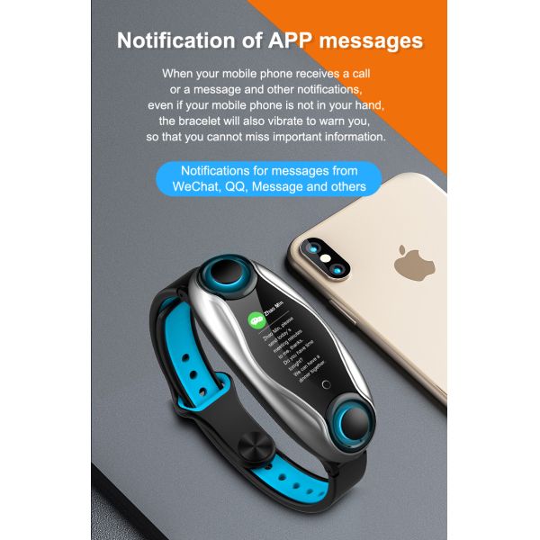 Hazel New 2 in 1 TWS Cool Earbuds T90 smart watch With Touch Screen Smartwatch