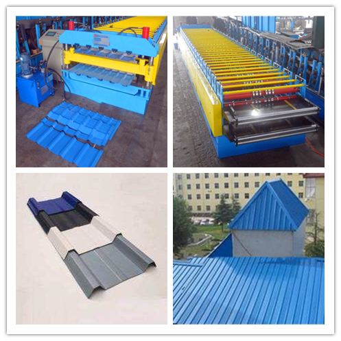 High Processing Speed Roof Panel Roll Forming Machine For Galvanized Sheet