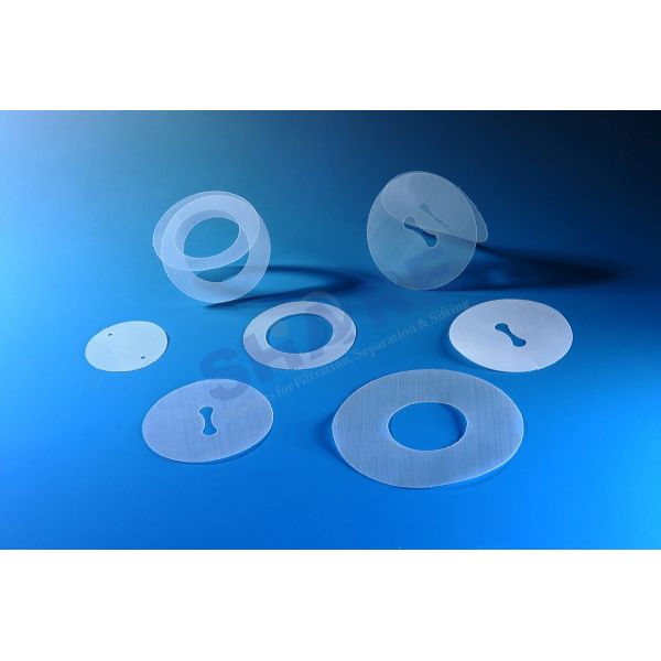 515 530 580 Micron Polyester Filter Mesh Sheets PET Mesh Cut Discs