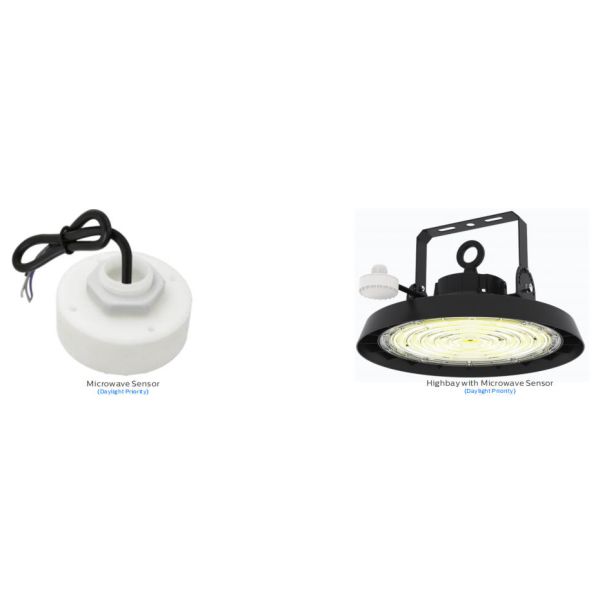 LED Highbay Light with Multiple Control Options Including 1 10V Motion Sensor and Emergency Lighting for Flexible Industrial