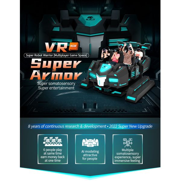 9d VR Theme Park Cinema Virtual Reality Roller Coaster Simulator 6 Seats Vr Game Machine