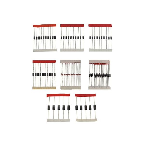 8 Values Diode Electronic Components Kit 1N4148 1N4007 1N5819 1N5399