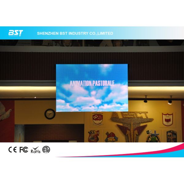 High Resolution Indoor Full color SMD Led Screen Pixel Pitch 5mm With 1/16 Scan Module