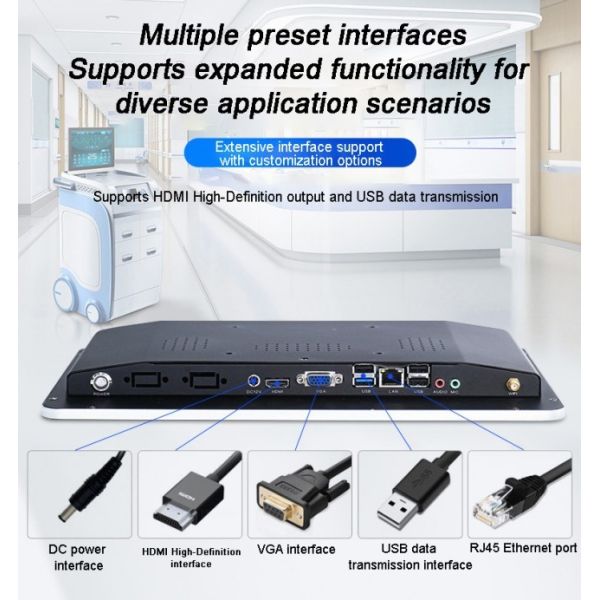 12.1 Inch Industrial Touch Computer Quad Core 1024*768 Resolution Win10/11 Linux Waterproof Tablet PC Desktops All in One Pc