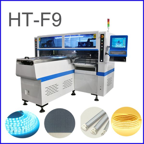 product-1-1 CCC LED Assembly Making Machine 68 Nozzles With Automatic Feeding Function