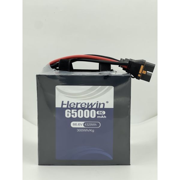 Herewin Semi-Solid State Battery 18S 66.6V 65000mAh A Long-Lasting Power Source with Nominal Voltage of 66.6V