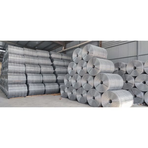 Anti Corrosion Welded Concrete Weight Coating Mesh 2.2 MM In Rolls