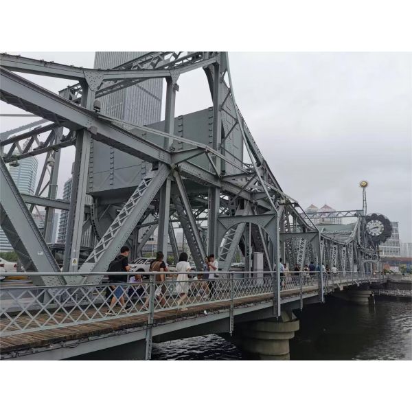 Long Span Steel Structure Truss Bridge Construction Prefabricated