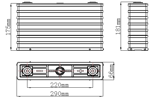 Solar Energy Storage Prismatic Lifepo4 Cells Lithium Ion Battery 160Ah 3.2V