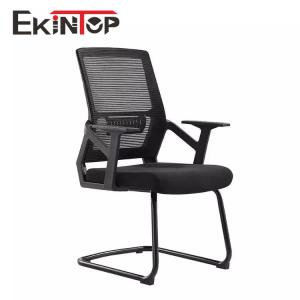 China Aluminum Mesh Folding Office Chair , Bank Visitors Chairs With Armrest OEM ODM on sale
