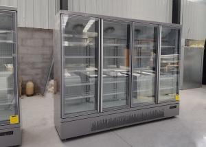 China Commercial 1700L Upright Glass Door Cooler With SECOP Compressor on sale