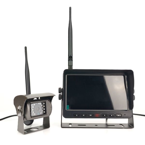 1080P Wireless Magnetic Backup Camera IP67 Rear View Monitor System 2412MHZ - 2484MHZ