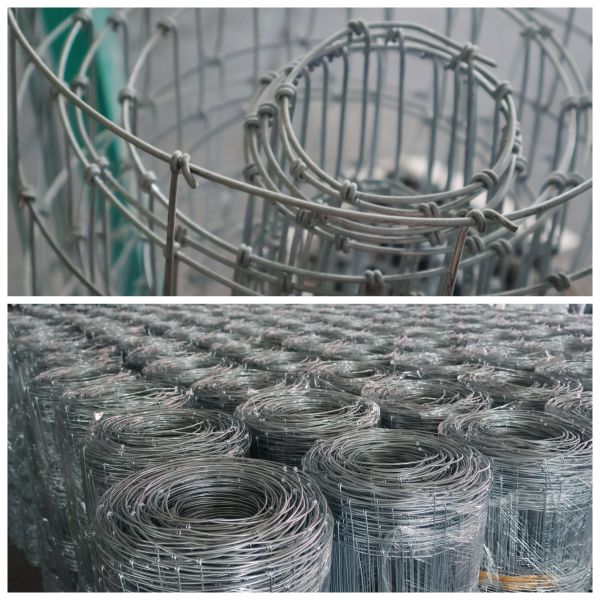Galvanized Fixed Knot Fence Grassland Cattle Sheep Farm Fence Wire Mesh