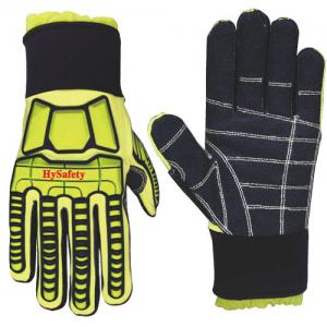China Water Repellent EN13594 Cut Resistant Work Gloves Kevlar Armortex Material on sale