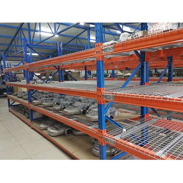 Galvanized Flared Wire Mesh Decking for Industrial Storage Pallet Racking 500-1400mm