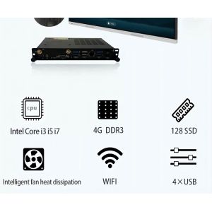 Industrial Intel OPS Computer 4K Mini For Finger Touch Interactive Whiteboard