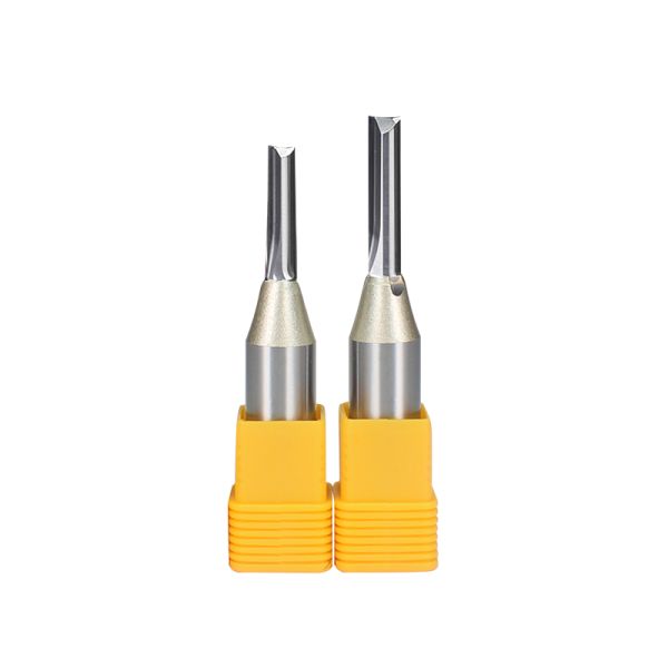 Arden 1/4 1/2 Shank TCT 2 Flutes CNC Wood Cutting Router Straight Bit Tools for MDF Pine Wood Hardwood