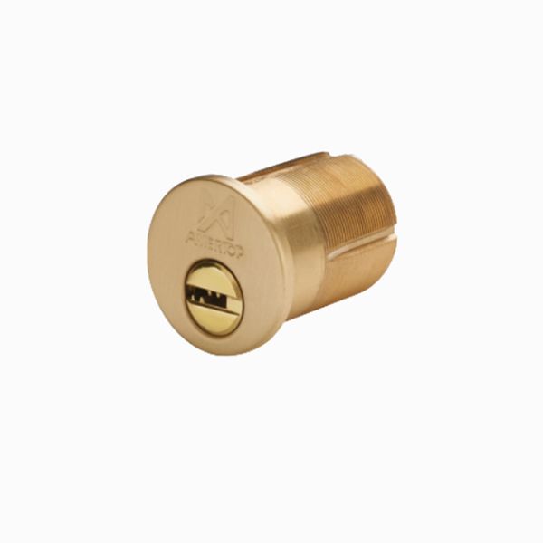 Amertop brass Escutcheon HandleSet Front Door Entry Handle and Deadbolt Lock Set Single Cylinder