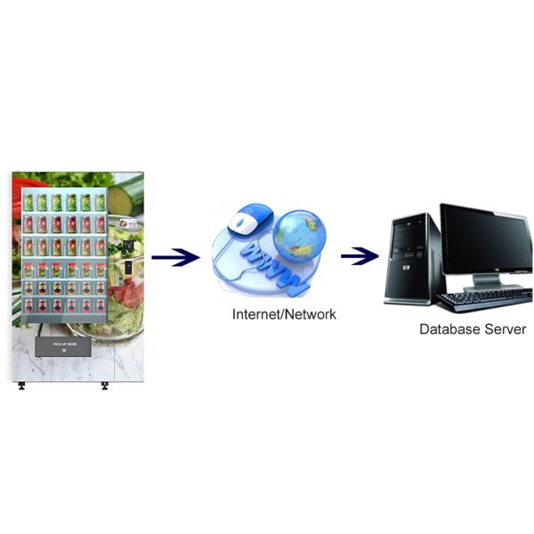 National Instant Food And Salad Vending Machine With Cooling System , Customization