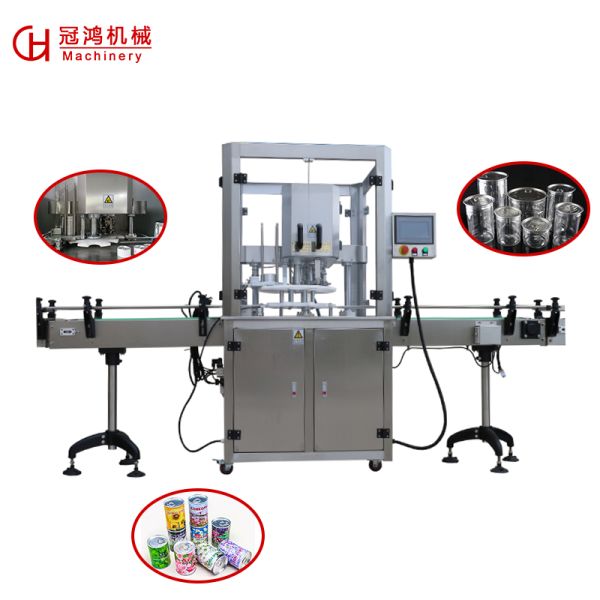 Video Outgoing-Inspection Provided Round Can Sealing Machine for Tinplate/Aluminum Cans