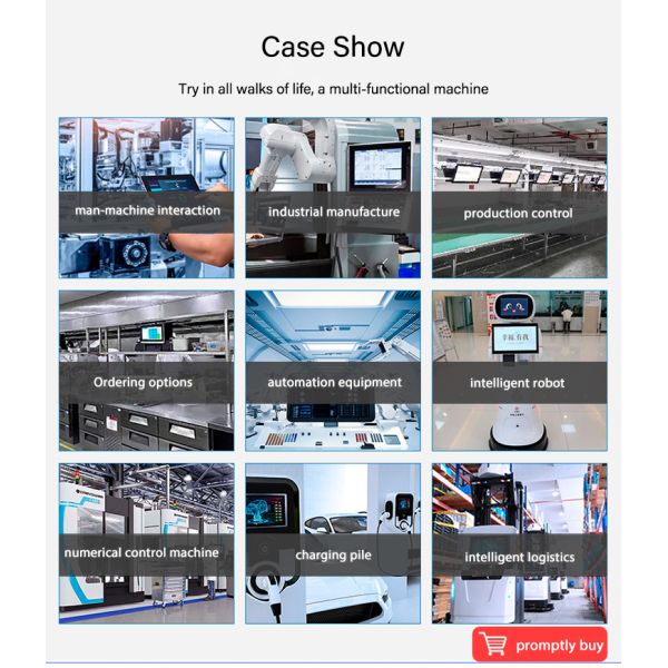 13.3 Inch Embedded Android Touch Panel PC Capacitive/resistive Vesa Android Processor Industrial All in One Computer Panel