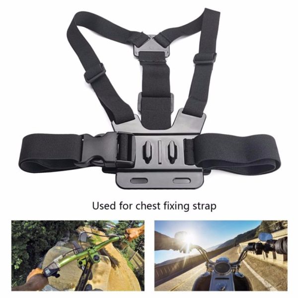 Adjustable Chest Strap For GoPro Hero 4 3 3+ 4 Session SJCAM SJ4000 SJ5000 Xiaoyi 4K h9 Go Pro Accessories
