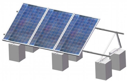 Ballasted Aluminium Solar Module Mounting System Roof Series KF-HK-BA01