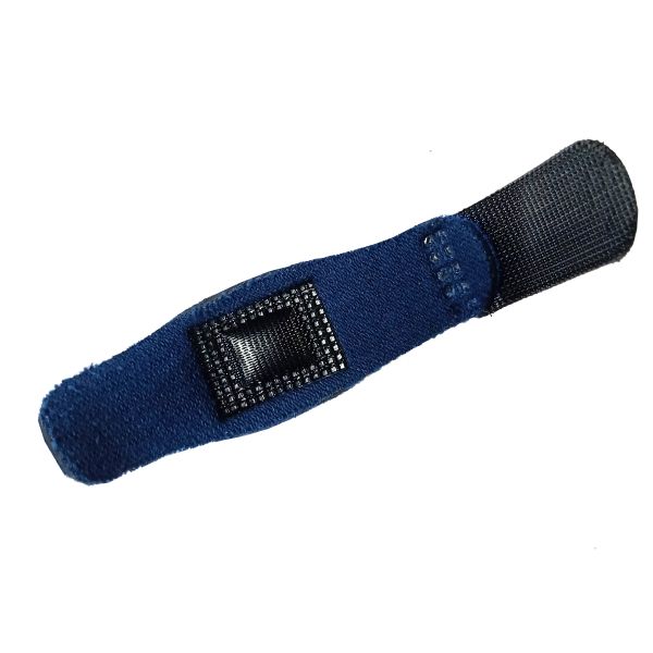 One Size Fits Broken Bone Splint Middle Finger Wrist Support Blue Color